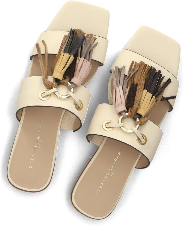 STEFANO LAURAN Slingbacks Dames St2650 Maat: 38 Materiaal: Leer Kleur: Beige - Foto 2