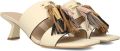 STEFANO LAURAN Muiltjes Dames St2651b Leer Beige - Beige