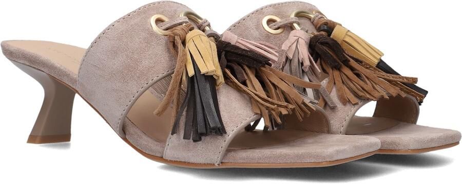 STEFANO LAURAN Slingbacks Dames St2651b Maat: 37 Materiaal: Suède Kleur: Beige