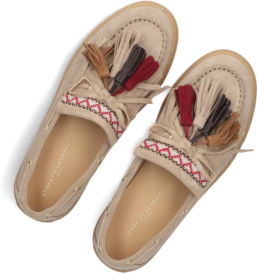 STEFANO LAURAN Instappers Dames St2582 Maat: 36 Materiaal: Suède Kleur: Beige - Foto 2