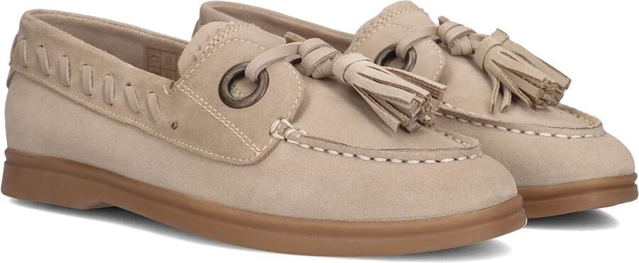 STEFANO LAURAN Instappers Dames Zalama-30 Maat: 39 Materiaal: Suède Kleur: Beige