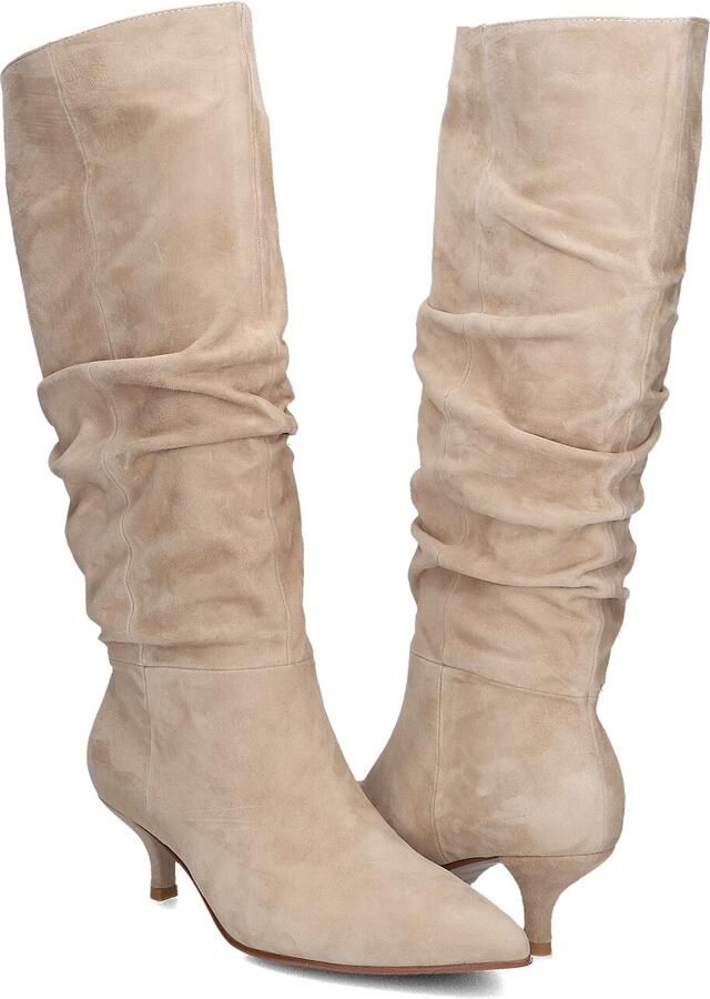 STEFANO LAURAN Hoge Laarzen Dames E25555 Maat: 42 Materiaal: Suède Kleur: Beige - Foto 2
