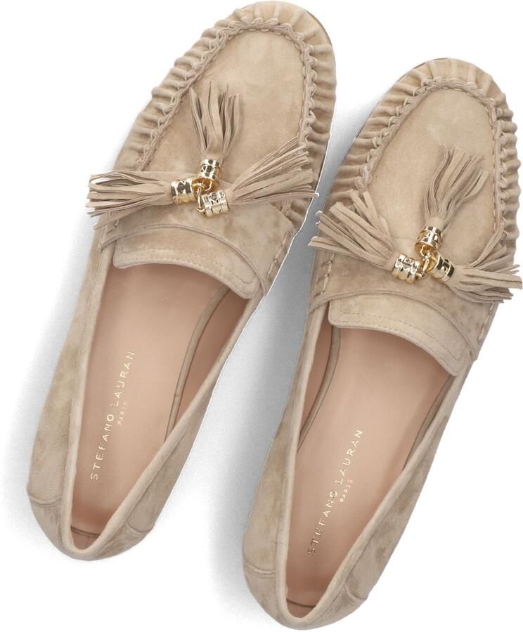 STEFANO LAURAN Loafers Dames E2013 Maat: 38 Materiaal: Suède Kleur: Beige - Foto 2