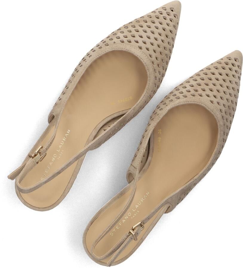 STEFANO LAURAN Loafers Dames St2749 Maat: 43 Materiaal: Suède Kleur: Beige - Foto 2