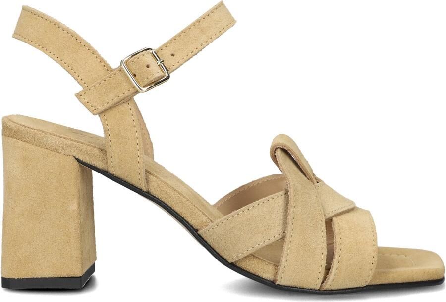 STEFANO LAURAN Sandalen met Hak Dames 25149 Maat: 37 Materiaal: Suède Kleur: Beige - Foto 3