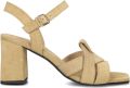 STEFANO LAURAN Sandalen met Hak Dames 25149 Suède Beige - Beige