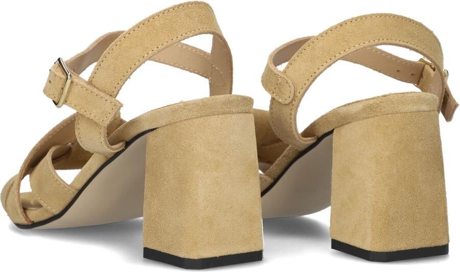 STEFANO LAURAN Sandalen met Hak Dames 25149 Maat: 37 Materiaal: Suède Kleur: Beige - Foto 4