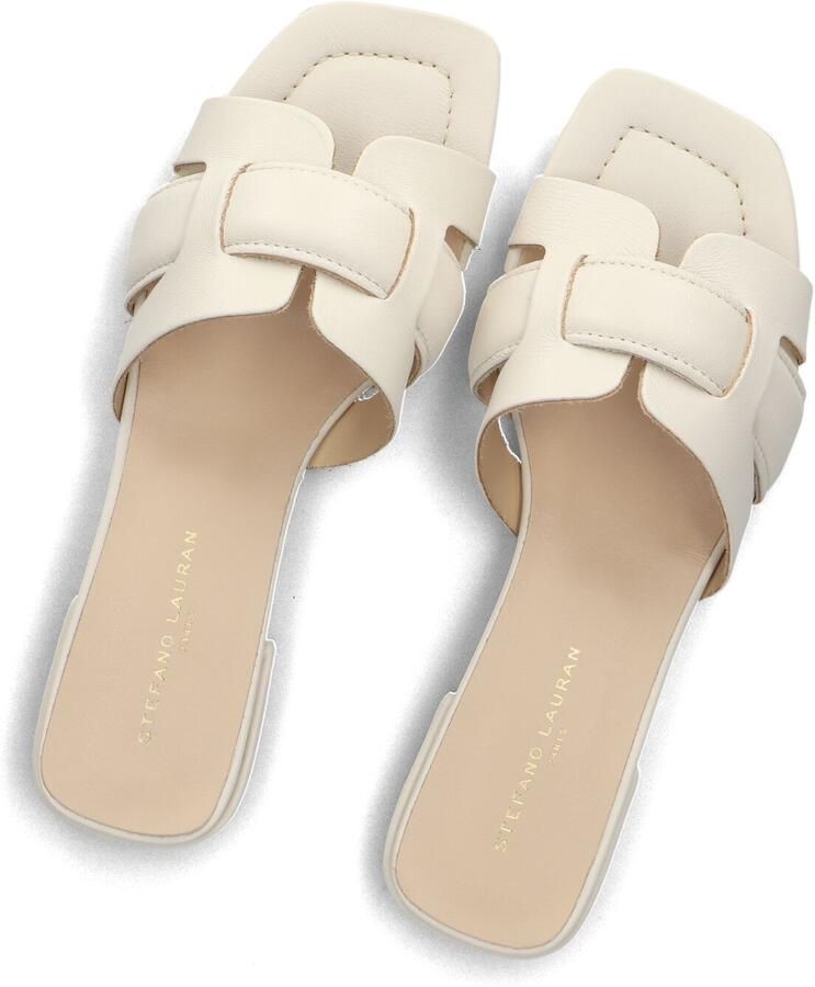 STEFANO LAURAN Slippers Dames 24050 Maat: 38 Materiaal: Leer Kleur: Beige - Foto 2