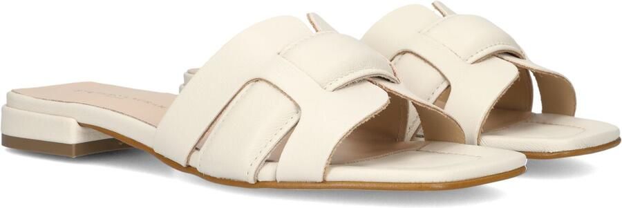STEFANO LAURAN Slippers Dames 24050 Maat: 38 Materiaal: Leer Kleur: Beige