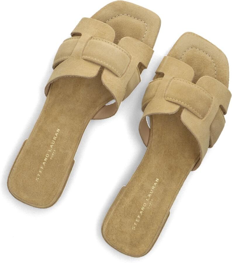 STEFANO LAURAN Slippers Dames 24050 Maat: 38 Materiaal: Suède Kleur: Beige - Foto 2