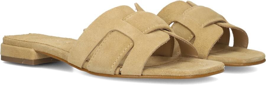 STEFANO LAURAN Slippers Dames 24050 Maat: 38 Materiaal: Suède Kleur: Beige