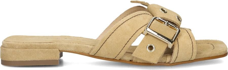 STEFANO LAURAN Slippers Dames 25037 Maat: 41 Materiaal: Suède Kleur: Beige - Foto 5