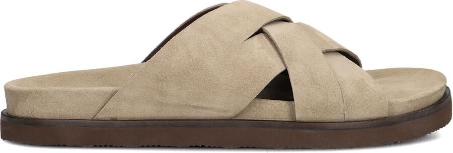 STEFANO LAURAN Badslippers Heren 26004 Maat: 40 Materiaal: Suède Kleur: Beige - Foto 4