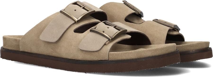 STEFANO LAURAN Slippers Heren 26005 Maat: 47 Materiaal: Suède Kleur: Beige