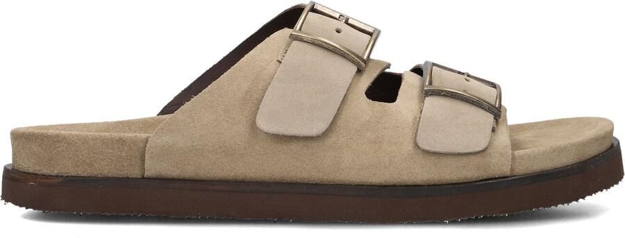 STEFANO LAURAN Slippers Heren 26005 Maat: 47 Materiaal: Suède Kleur: Beige - Foto 4