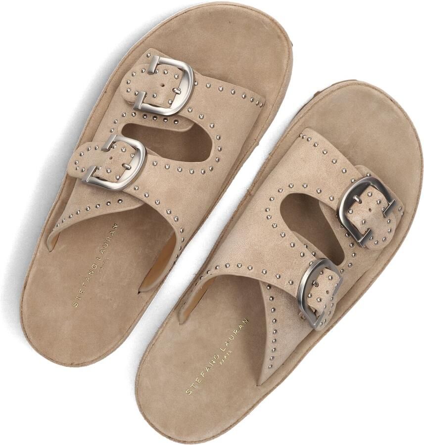 STEFANO LAURAN Slippers Dames Dk56658 Maat: 38 Materiaal: Suède Kleur: Beige - Foto 2