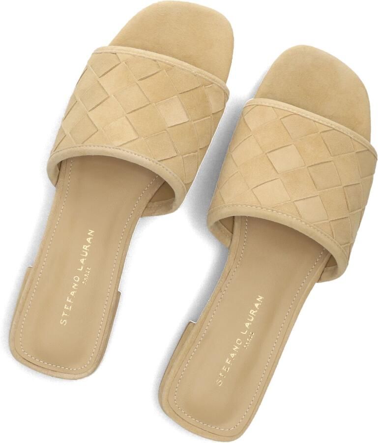 STEFANO LAURAN Slippers Dames L24073 Maat: 42 Materiaal: Suède Kleur: Beige - Foto 2