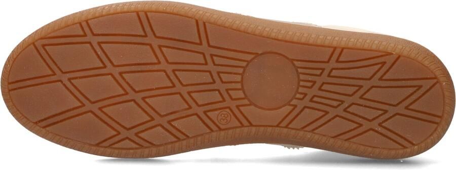STEFANO LAURAN Lage Sneakers Dames 1white117 Leer Beige - Foto 4