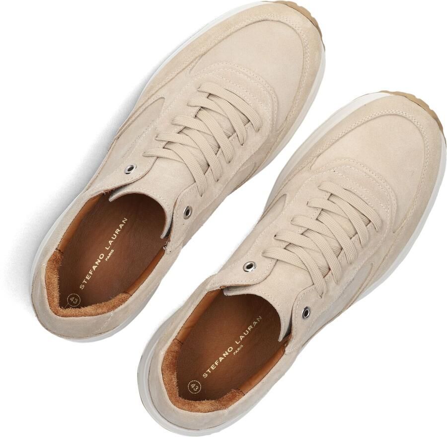 STEFANO LAURAN Lage Sneakers Heren Champ Suède Beige - Foto 4