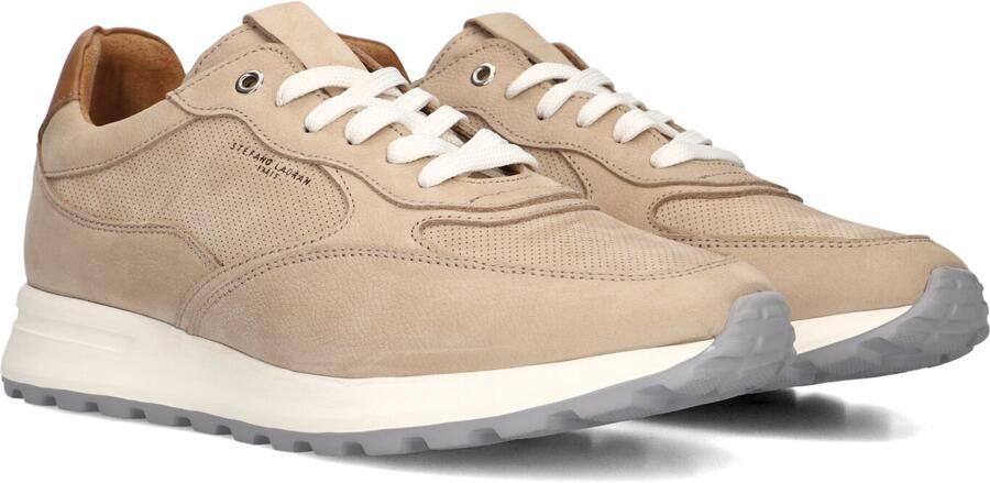 STEFANO LAURAN Lage Sneakers Heren Lj2504 Suède Beige