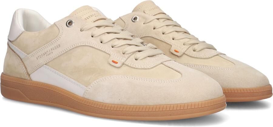 STEFANO LAURAN Lage Sneakers Heren Star 18 Leer Beige