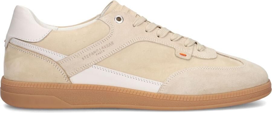 STEFANO LAURAN Lage Sneakers Heren Star 18 Leer Beige