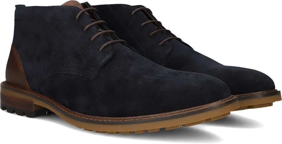 STEFANO LAURAN Veterboots Heren Art-mhb010935 Leer Blauw