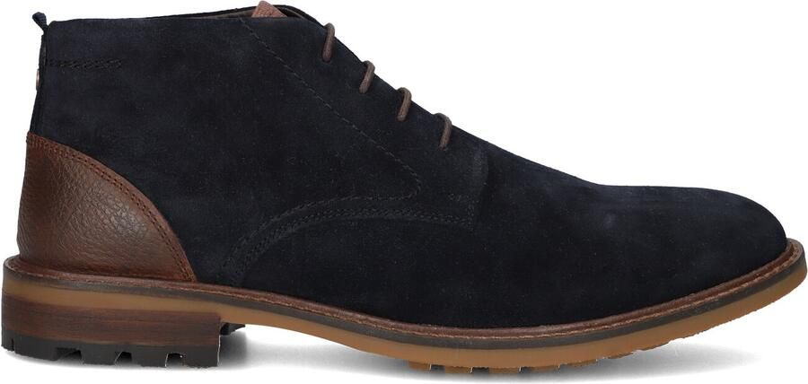 STEFANO LAURAN Veterboots Heren Art-mhb010935 Leer Blauw - Foto 4