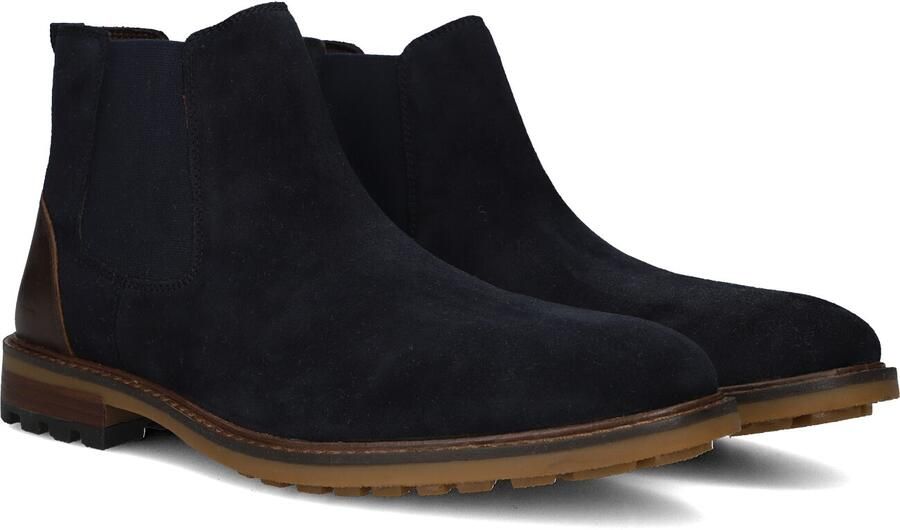 STEFANO LAURAN Veterboots Heren Art-mhb010936 Suède Blauw