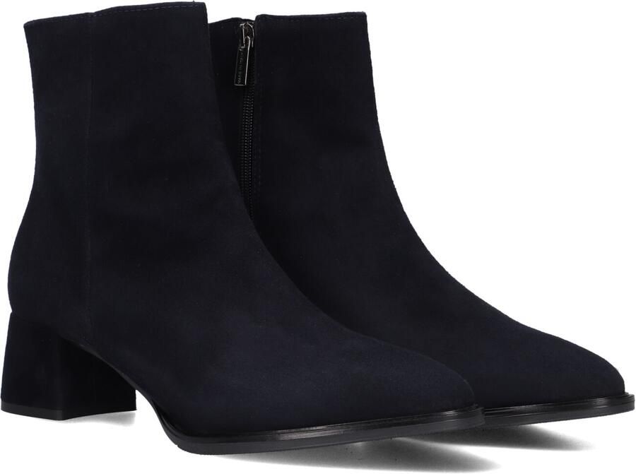 Stefano Lauran BiBi Lou Slippers Dames Sandalen Instappers Damesschoenen Leer Blokhak 761Z10VK Zwart