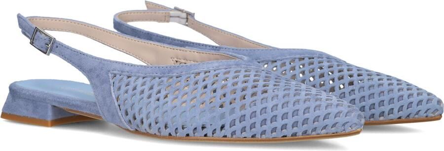 STEFANO LAURAN Slingbacks Dames Genny Maat: 38 Materiaal: Suède Kleur: Blauw