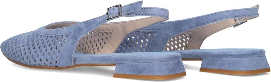 STEFANO LAURAN Slingbacks Dames Genny Maat: 37 Materiaal: Suède Kleur: Blauw - Foto 4