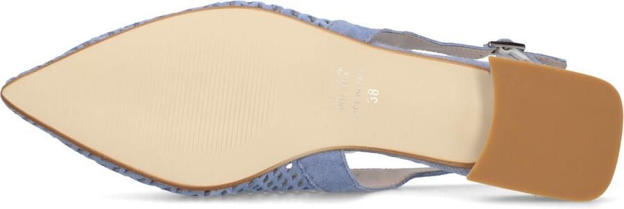 STEFANO LAURAN Slingbacks Dames Genny Maat: 37 Materiaal: Suède Kleur: Blauw - Foto 3