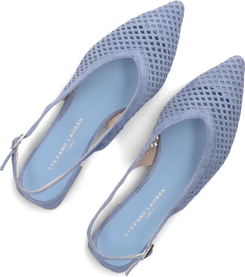 STEFANO LAURAN Slingbacks Dames Genny Maat: 37 Materiaal: Suède Kleur: Blauw - Foto 2