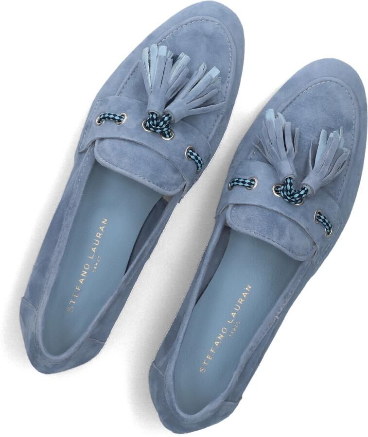 Stefano Lauran Atena Loafers Dames Instappers Blauw - Foto 2