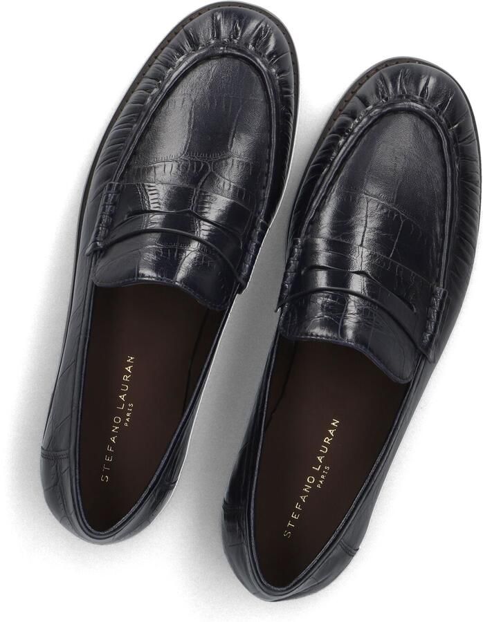 STEFANO LAURAN Loafers Dames Dk2805 Leer Blauw - Foto 2