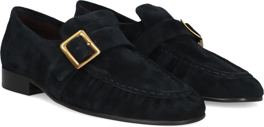 STEFANO LAURAN Loafers Dames E8172 Suède Donkerblauw