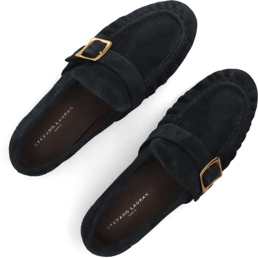 STEFANO LAURAN Loafers Dames E8172 Suède Donkerblauw - Foto 2