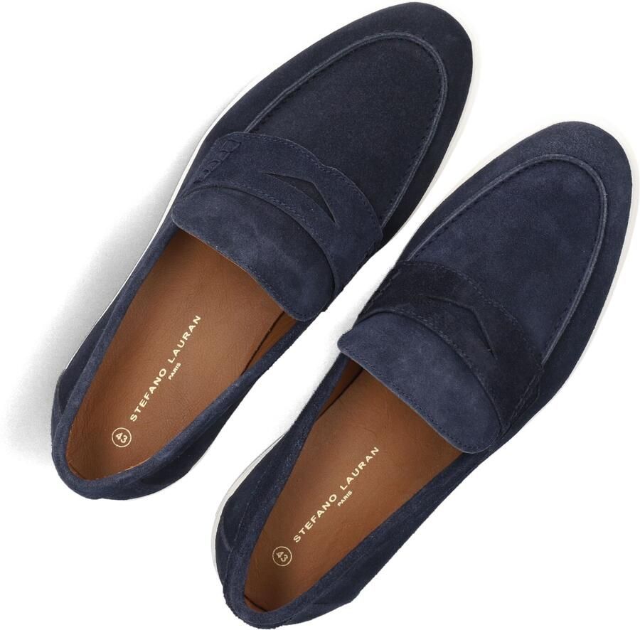 Stefano Lauran Star 12 Loafers Heren Instappers Blauw - Foto 2