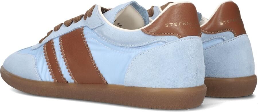 STEFANO LAURAN Lage Sneakers Dames 1white119 Textiel Blauw - Foto 2
