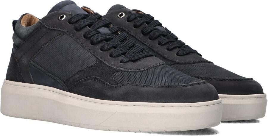 STEFANO LAURAN Lage Sneakers Heren Enzo-65 Maat: 48 Materiaal: Leer Kleur: Blauw