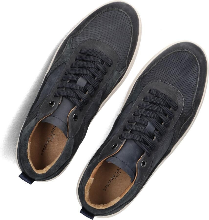 STEFANO LAURAN Lage Sneakers Heren Enzo-65 Maat: 45 Materiaal: Leer Kleur: Blauw