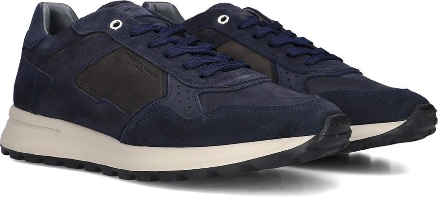 STEFANO LAURAN Lage Sneakers Heren Star 005 Suède Donkerblauw