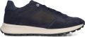 STEFANO LAURAN Lage Sneakers Heren Star 005 Suède Donkerblauw - Blauw