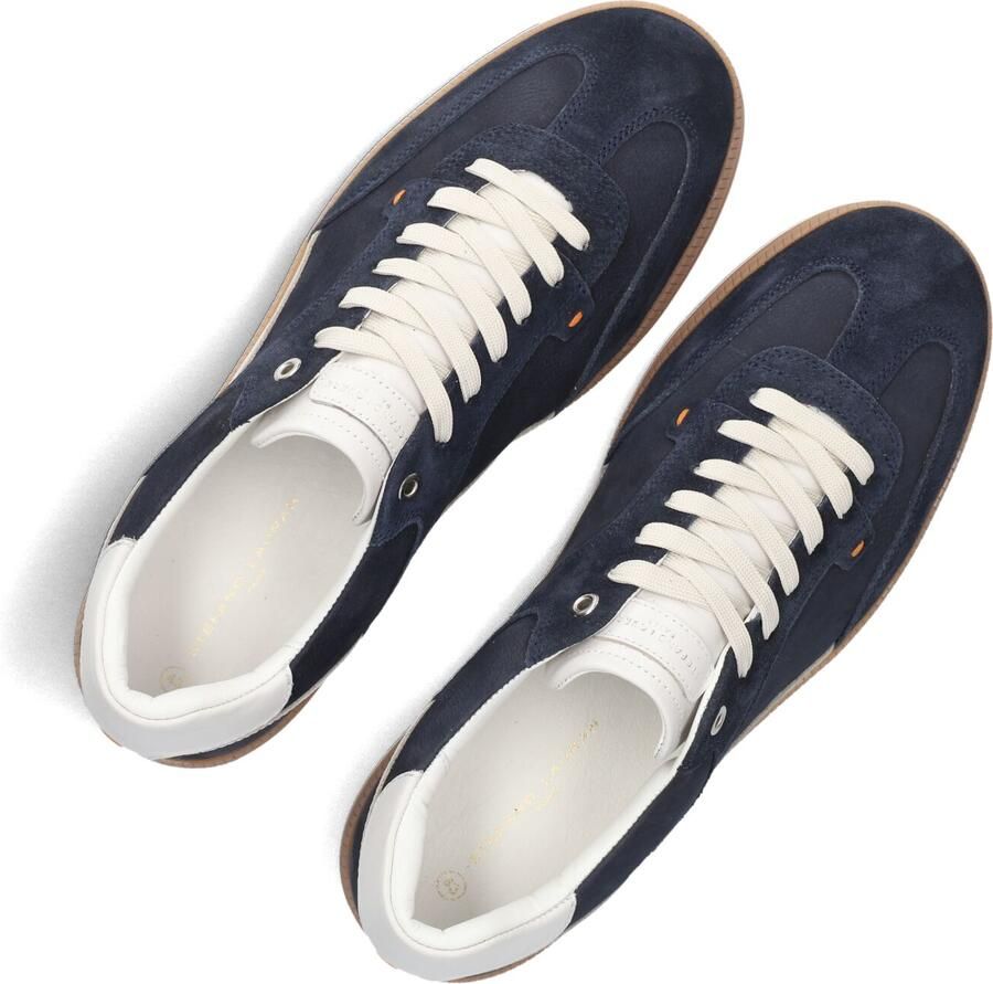 STEFANO LAURAN Lage Sneakers Heren Star 18 Leer Blauw - Foto 3