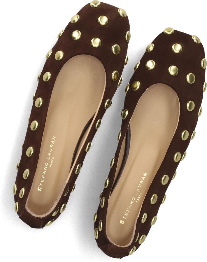 STEFANO LAURAN Ballerina Dames 4669 Maat: 38 Materiaal: Suède Kleur: Bruin - Foto 2
