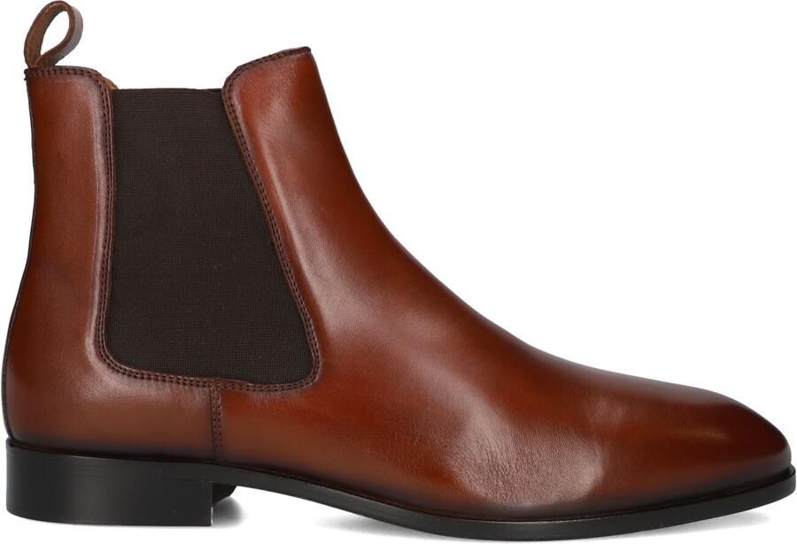 STEFANO LAURAN Chelsea Boots Heren Art-4001 Leer Cognac - Foto 3
