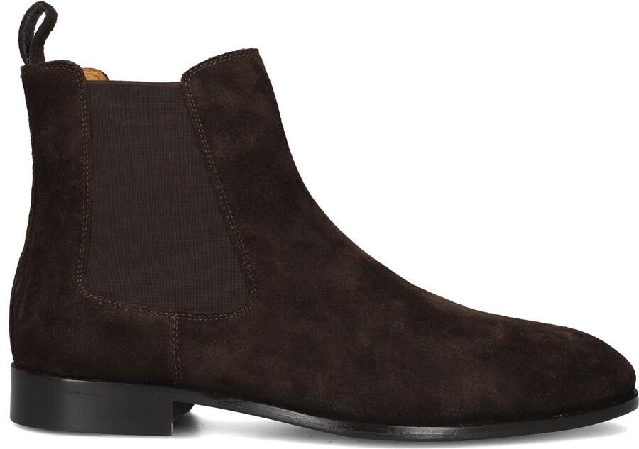 STEFANO LAURAN Chelsea Boots Heren Art-4001 Suède Bruin - Foto 4