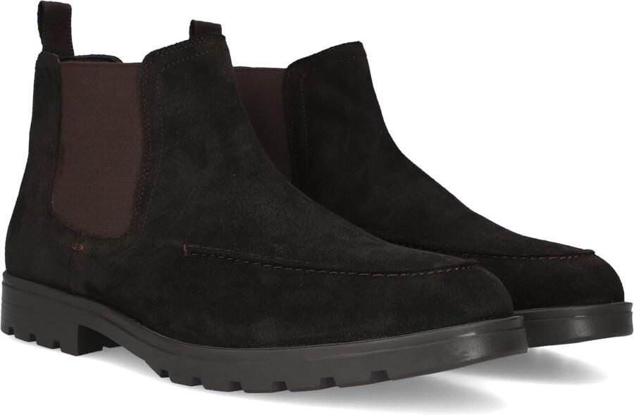 STEFANO LAURAN Chelsea Boots Heren Art-4502 Suède Bruin