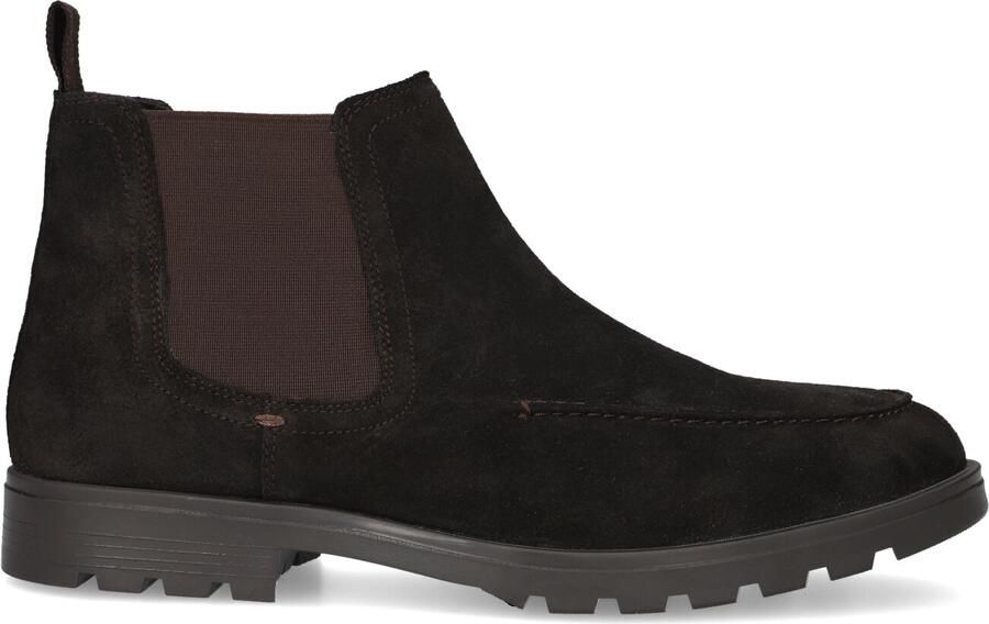 STEFANO LAURAN Chelsea Boots Heren Art-4502 Suède Bruin - Foto 4